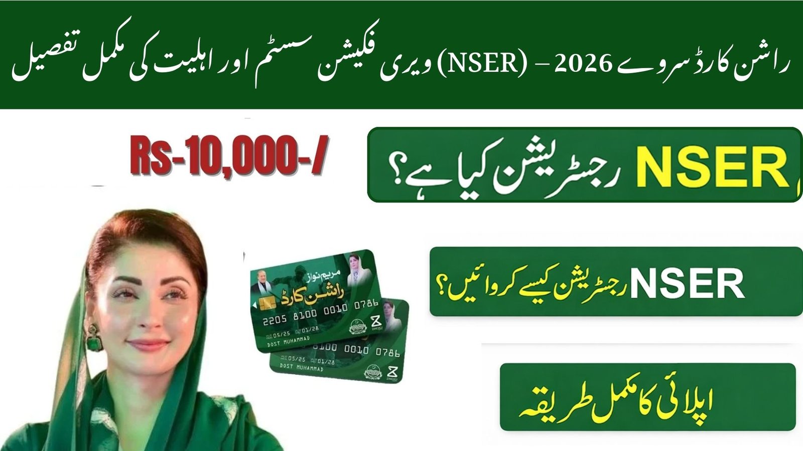 Rashan Card Survey 2026 – NSER Verification Process