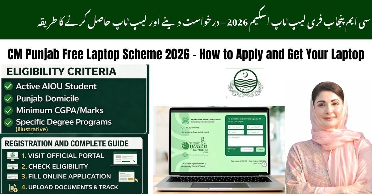 CM Punjab Free Laptop Scheme 2026